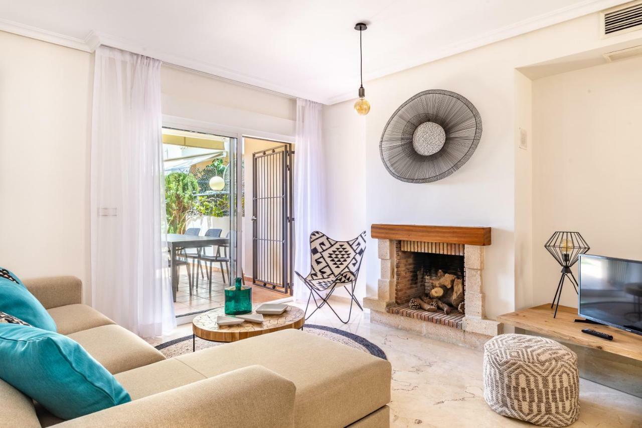 Stylish Townhouse In Beachfront Complex Marbella Buitenkant foto